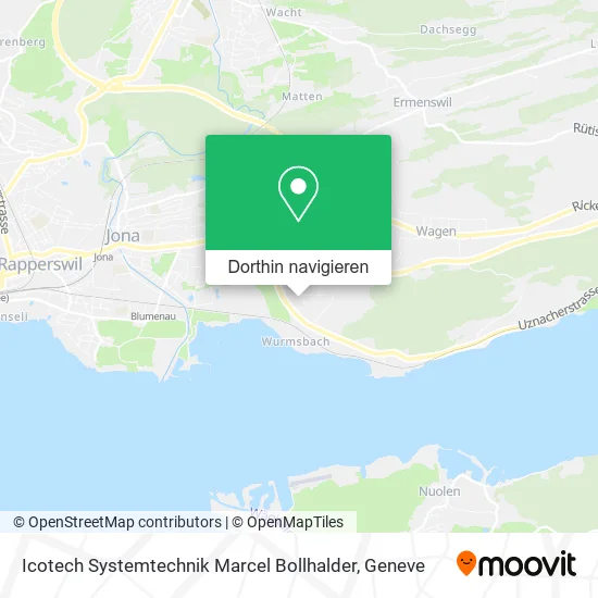 Icotech Systemtechnik Marcel Bollhalder Karte
