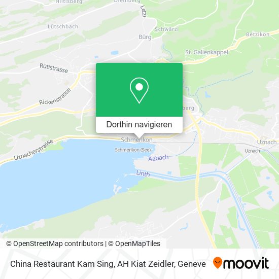 China Restaurant Kam Sing, AH Kiat Zeidler Karte