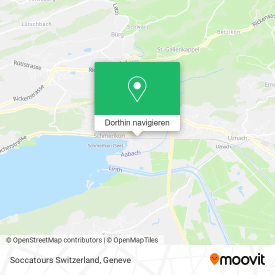 Soccatours Switzerland Karte