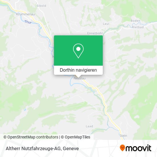Altherr Nutzfahrzeuge-AG Karte