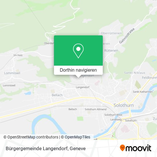 Bürgergemeinde Langendorf Karte