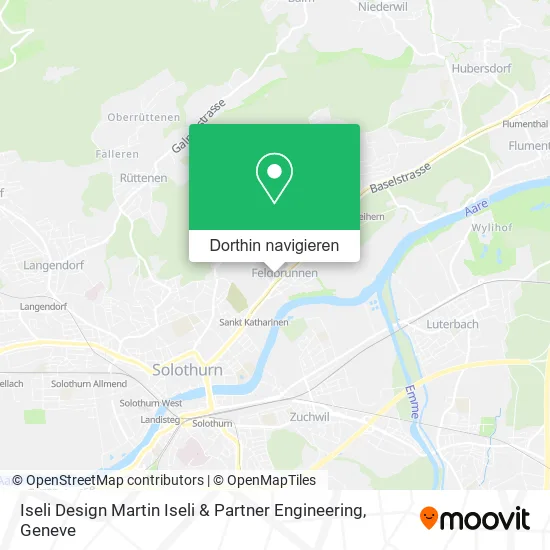 Iseli Design Martin Iseli & Partner Engineering Karte