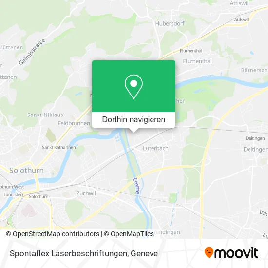 Spontaflex Laserbeschriftungen Karte