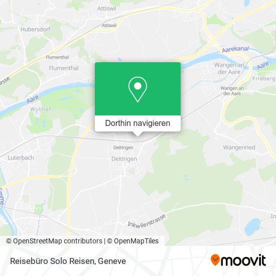Reisebüro Solo Reisen Karte