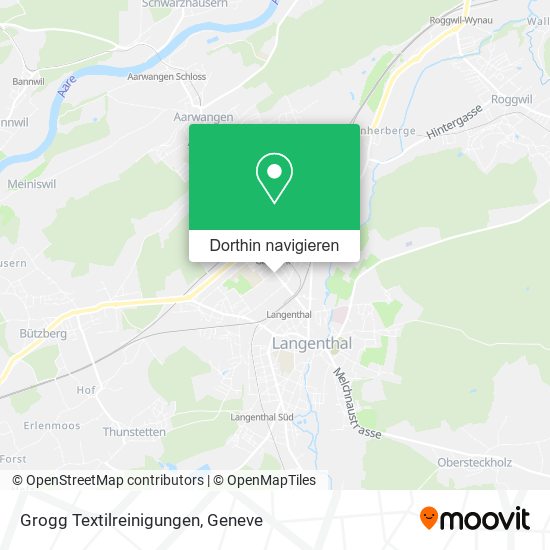 Grogg Textilreinigungen Karte