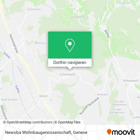 Newoba Wohnbaugenossenschaft Karte