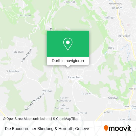 Die Bauschreiner Bliedung & Homuth Karte