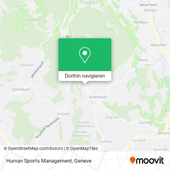 Human Sports Management Karte