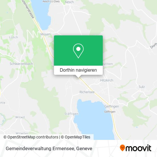 Gemeindeverwaltung Ermensee Karte