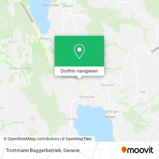 Trottmann Baggerbetrieb Karte