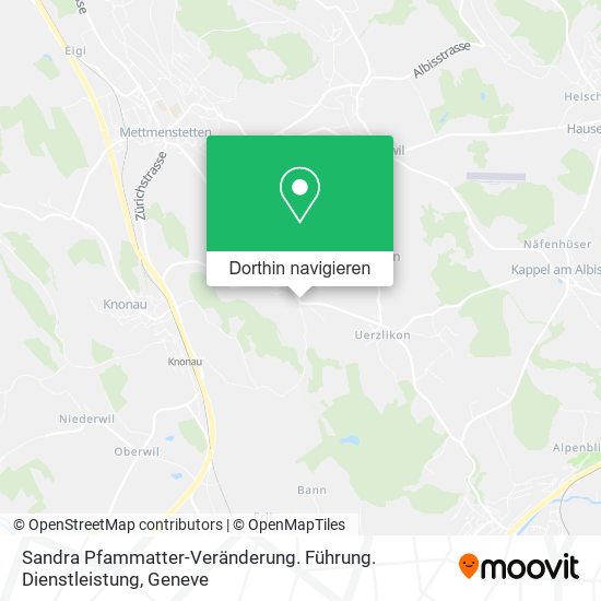 Sandra Pfammatter-Veränderung. Führung. Dienstleistung Karte