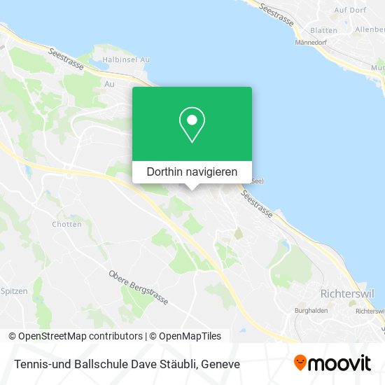 Tennis-und Ballschule Dave Stäubli Karte