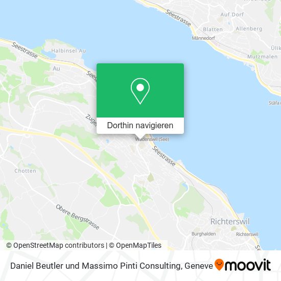 Daniel Beutler und Massimo Pinti Consulting Karte