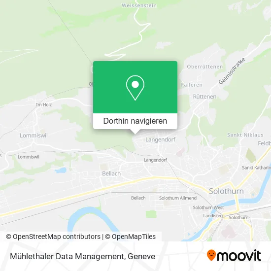 Mühlethaler Data Management Karte