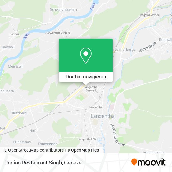Indian Restaurant Singh Karte