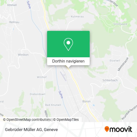 Gebrüder Müller AG Karte
