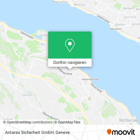 Antares Sicherheit GmbH Karte