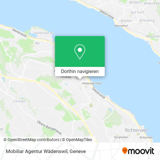 Mobiliar Agentur Wädenswil Karte