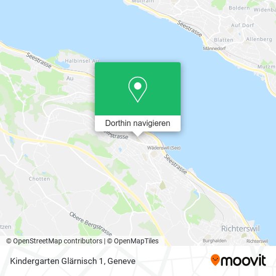 Kindergarten Glärnisch 1 Karte