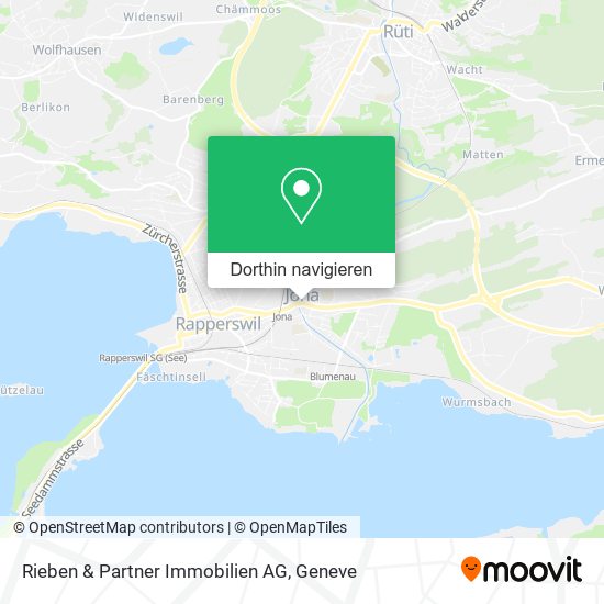 Rieben & Partner Immobilien AG Karte