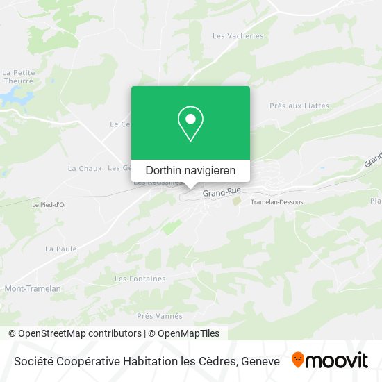 Société Coopérative Habitation les Cèdres Karte
