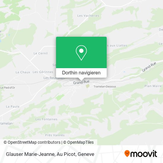 Glauser Marie-Jeanne, Au Picot Karte