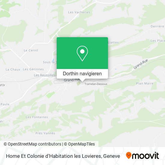 Home Et Colonie d'Habitation les Lovieres Karte