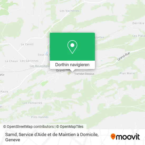 Samd, Service d'Aide et de Maintien à Domicile Karte