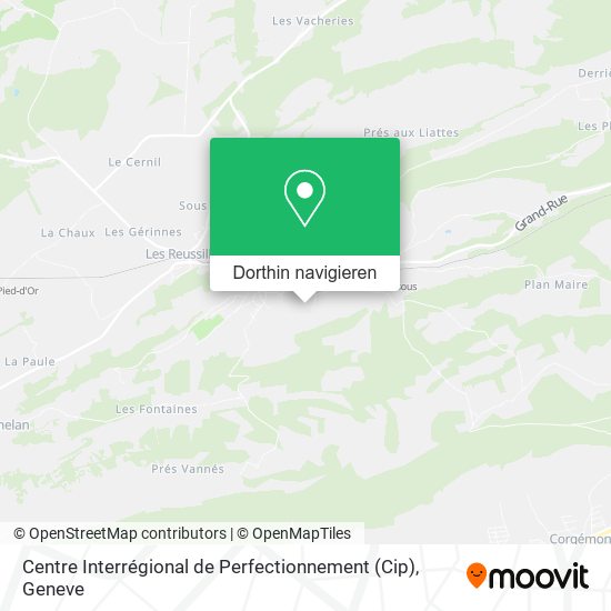 Centre Interrégional de Perfectionnement (Cip) Karte