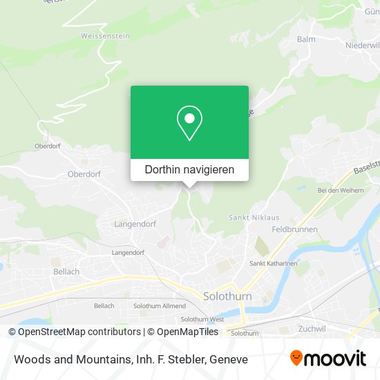 Woods and Mountains, Inh. F. Stebler Karte
