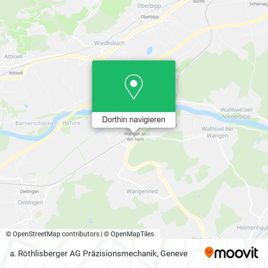 a. Röthlisberger AG Präzisionsmechanik Karte