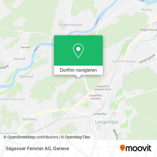 Sägesser Fenster AG Karte