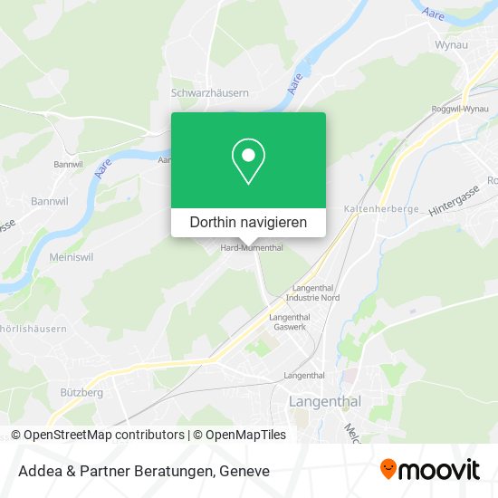 Addea & Partner Beratungen Karte