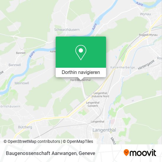 Baugenossenschaft Aarwangen Karte