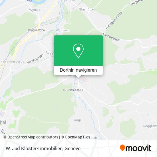 W. Jud Kloster-Immobilien Karte