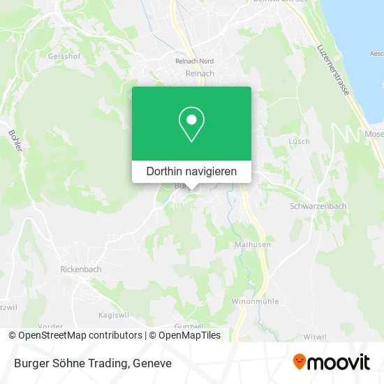Burger Söhne Trading Karte