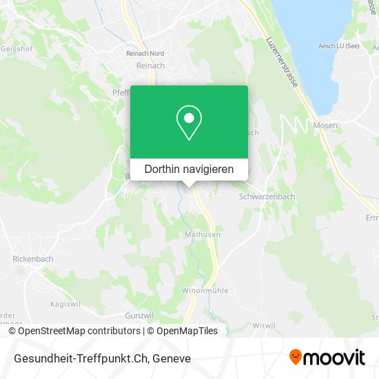 Gesundheit-Treffpunkt.Ch Karte