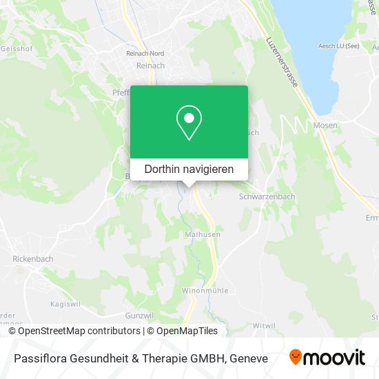 Passiflora Gesundheit & Therapie GMBH Karte