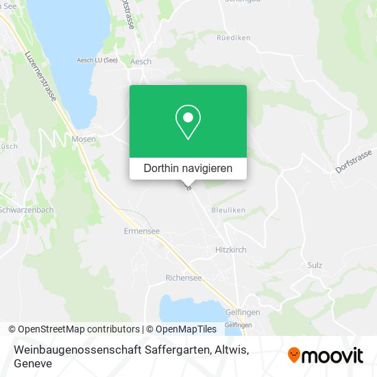 Weinbaugenossenschaft Saffergarten, Altwis Karte