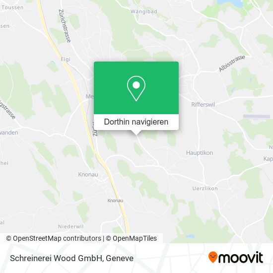 Schreinerei Wood GmbH Karte