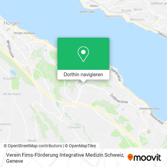 Verein Fims-Förderung Integrative Medizin Schweiz Karte