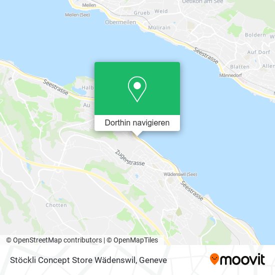 Stöckli Concept Store Wädenswil Karte