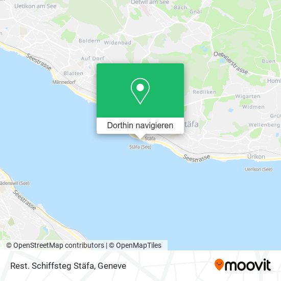 Rest. Schiffsteg Stäfa Karte