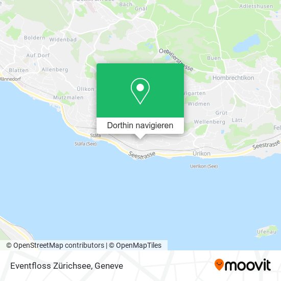 Eventfloss Zürichsee Karte