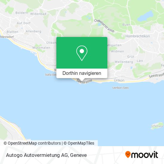 Autogo Autovermietung AG Karte