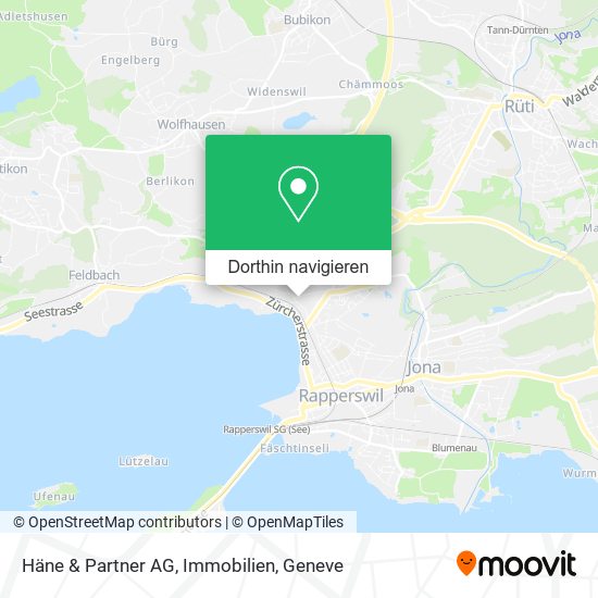 Häne & Partner AG, Immobilien Karte
