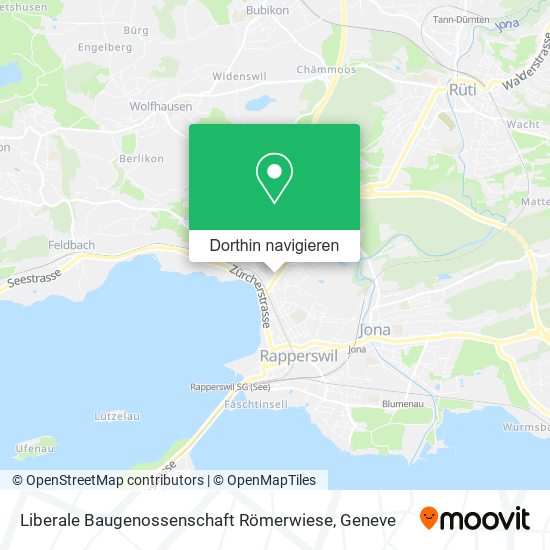 Liberale Baugenossenschaft Römerwiese Karte