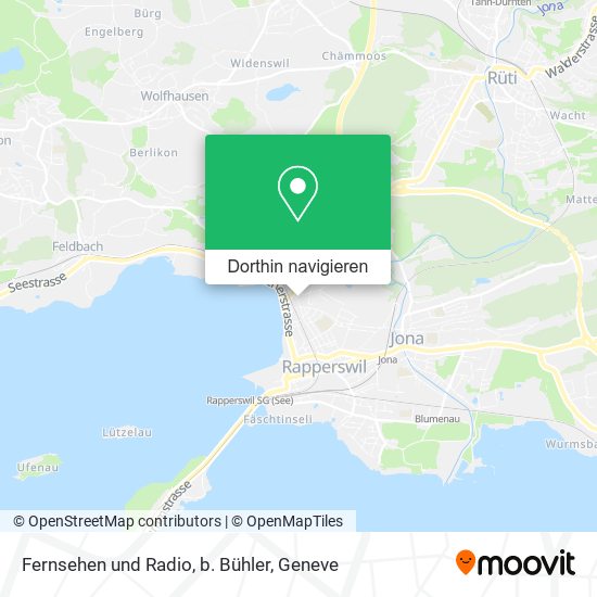 Fernsehen und Radio, b. Bühler Karte