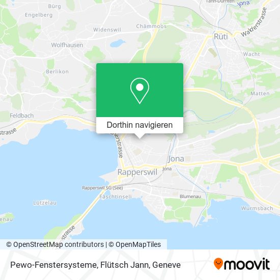 Pewo-Fenstersysteme, Flütsch Jann Karte