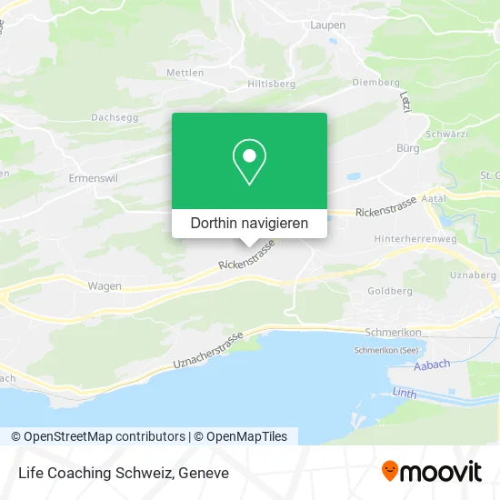 Life Coaching Schweiz Karte